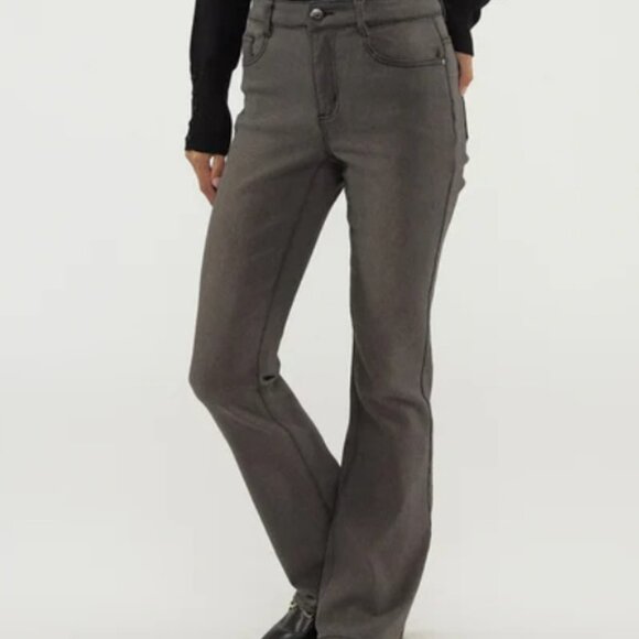 SAN FRANCISCO - Fitted Bootcut Jeans - Grey - Size 9 - NWT - Picture 1 of 2